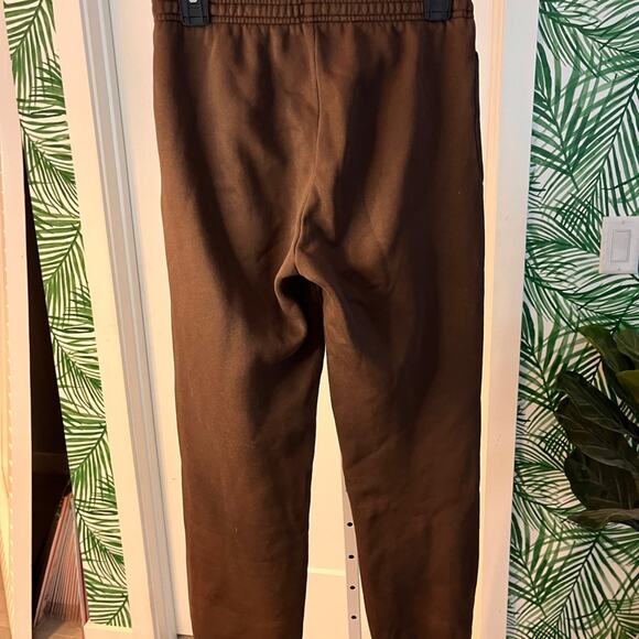 Aritzia TNA Brown Sweatfleece Boyfriend Fit Joggers XS - Picture 5 of 12